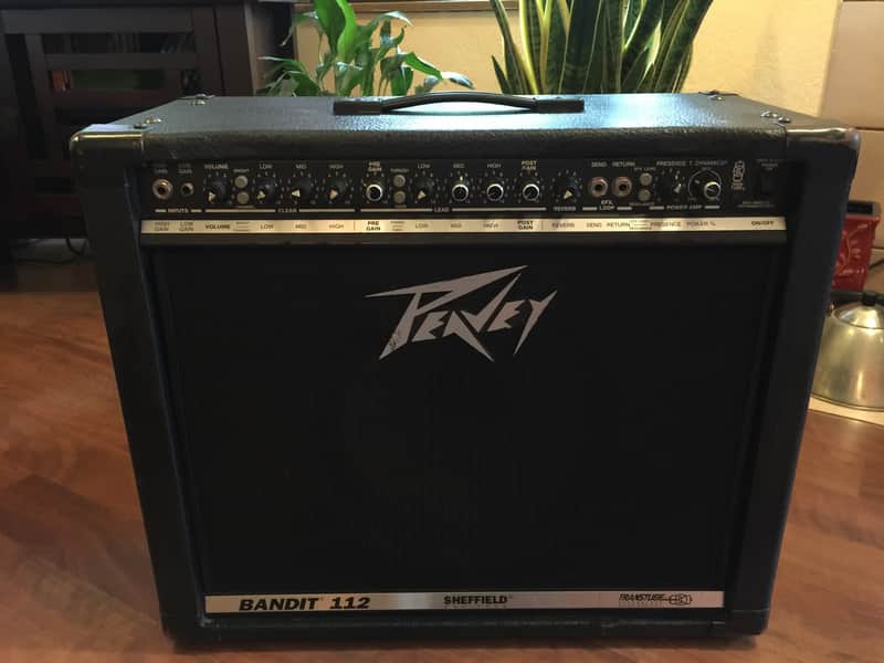 Peavey Bandit 112 Transtube 1995-1999 Black with Silver Stripe image 1