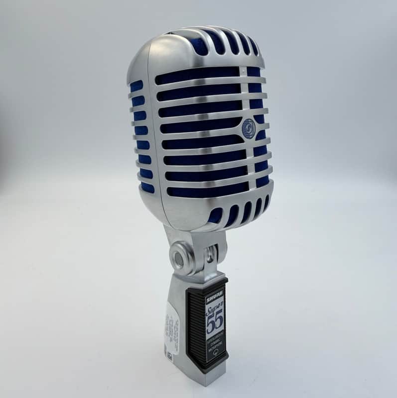 Shure Super 55 Deluxe Supercardioid Dynamic Microphone 2017 - Present - Chrome image 1
