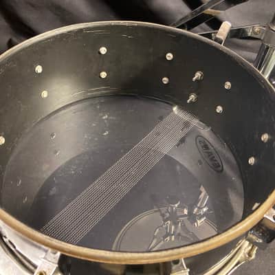 Fibes - 5.5x14" Nazareth Square-Badge Era, Black-over-Fiberglass Snare 1977–1979 image 12