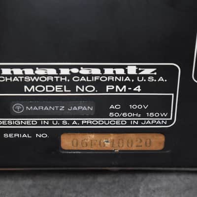 Marantz PM-4 Integrated Stereo Amplifier in Very Good Condition image 14