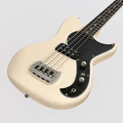 G&L Tribute Series Fallout 4 String Short Scale Electric Bass Guitar - Olympic White image 12