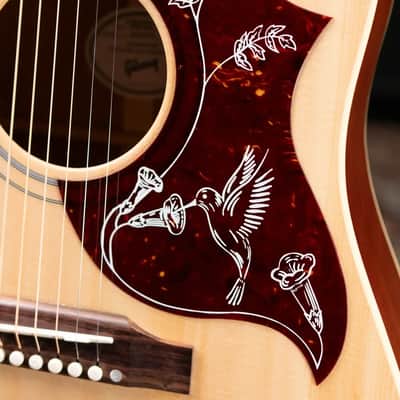 Gibson Hummingbird Special Dreadnought Acoustic/Electric Guitar - Natural Satin with Gig Bag image 11