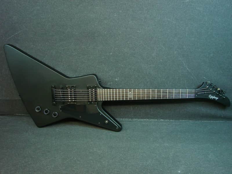 2015 Epiphone Matte Black Finish Explorer Gothic XII Electric