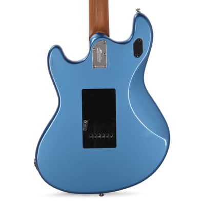 Sterling by Music Man StingRay Baritone Electric Guitar Toluca Lake Blue image 3