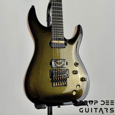 Schecter Diamond Series 50th Anniversary C-1 FR-S Electric Guitar - 50th Gold Burst image 3