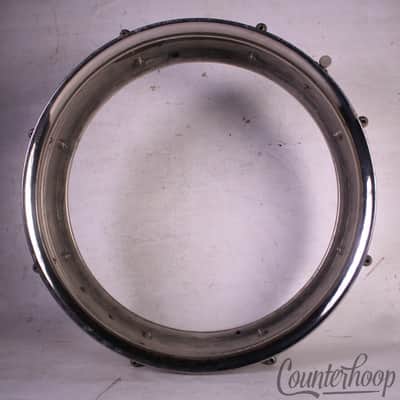 *Ludwig 2-Piece Brass 14x5"Snare Drum Vintage 20s NOB All-Round Standard Pioneer image 9