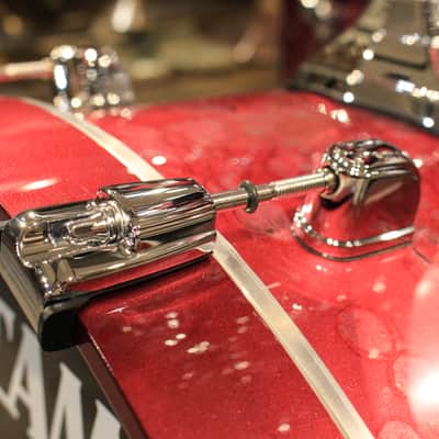 Tama Starclassic Walnut/Birch 5pcs Molten Dark Raspberry Fade Drum set - Demo! image 4