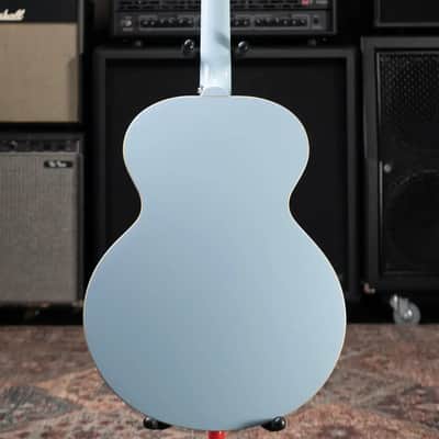 Epiphone Inspired by Gibson J-180 LS Acoustic/Electric Guitar - Frost Blue with Hardshell Case image 7