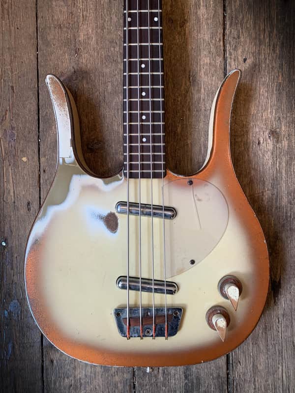1959 Danelectro Longhorn Bass in Copperburst image 1