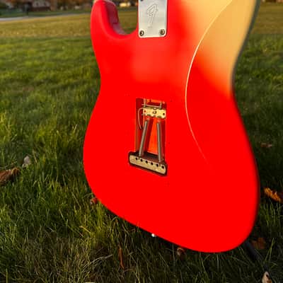 Partscaster Jimi Monterey Strat - Hand painted image 7