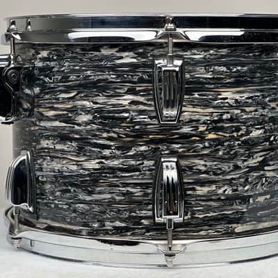 Ludwig 22/13/16" Classic Maple Fab Outfit - Black Oyster Pearl image 11