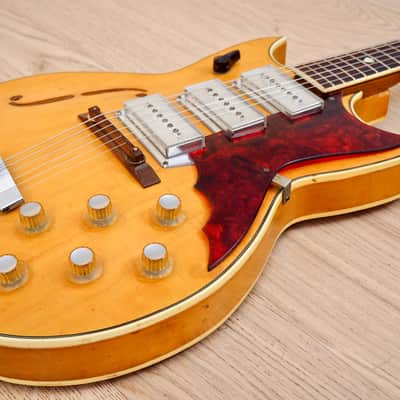 1960s Kay Pro P-3 Thinline Doublecut Vintage Guitar Barney Kessel Kleenex Box w/ Case, Swingmaster image 6