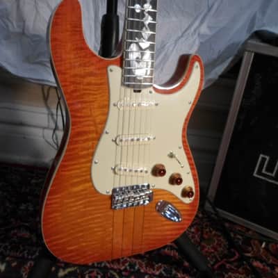 Hamiltone Custom Shop Stevie Ray Vaughan Curly Maple Guitar image 2
