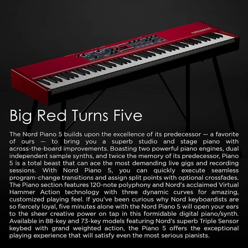 Nord Piano 5 (88 key) 2022 image 1