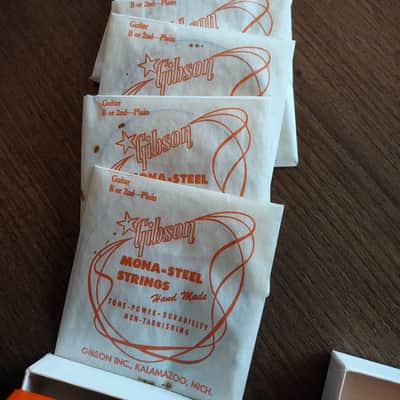 Gibson 3 Vintage Orange Boxes Electric Guitar Strings image 2