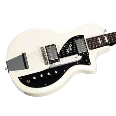 Airline Guitars Twin Tone White image 3