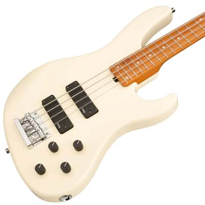 Sadowsky MetroExpress 24-Fret Modern Bass, Roasted Maple Fingerboard, 4-String - Solid Olympic White High Polish image 7