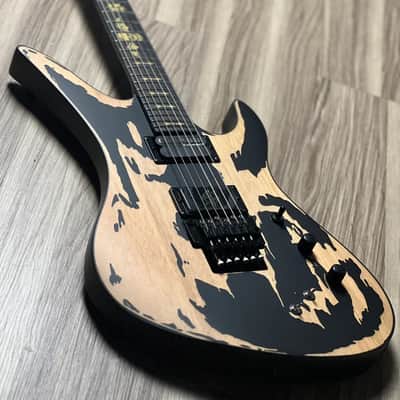 Schecter Synyster Gates Custom-S Relic in Distressed Satin Black image 2