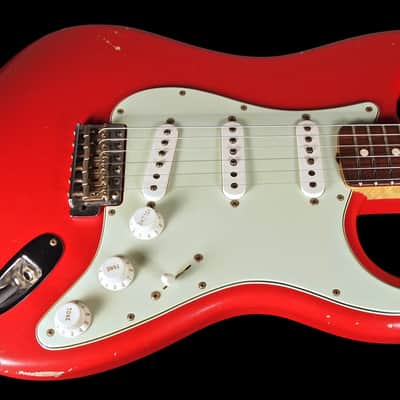 2014 Fender Stratocaster 1963 Custom Shop 63 Strat Relic ~ Dakota Red image 1