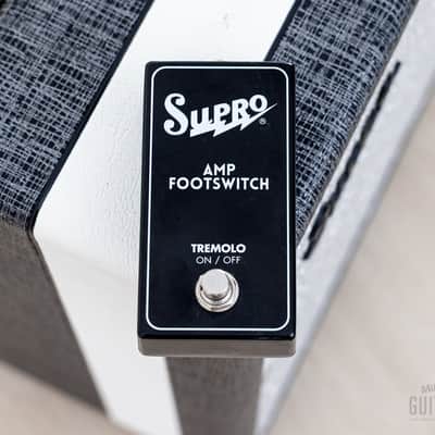 2016 Supro Black Magick 1695T 1x12 Tube Combo Amp w/ Dr Z Brake Lite Attenuator, Ftsw image 14