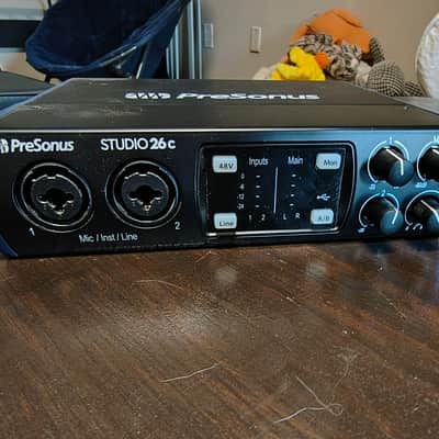 PreSonus Studio 26C 2x4 USB-C Audio / MIDI Interface 2019 - Present - Black image 1