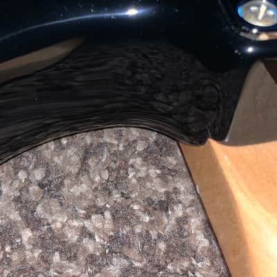 2008 Fender Standard Stratocaster  with Rosewood Fretboard black electric guitar image 10