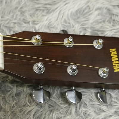Vintage 1980's Yamaha FG-200D Orange Label Acoustic Guitar Made in Japan image 4