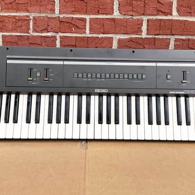 Seiko DS-101 Digital Keyboard + Case Synthesizer Vintage Rare Synth DS101 as-is image 1
