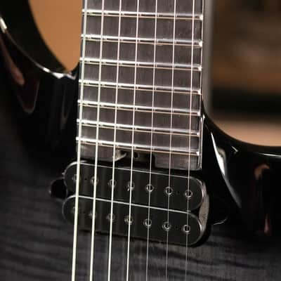 Jackson Pro Plus Series Signature Chris Broderick Soloist 7 String Electric Guitar - Transparent Black with Foam Core Case image 8