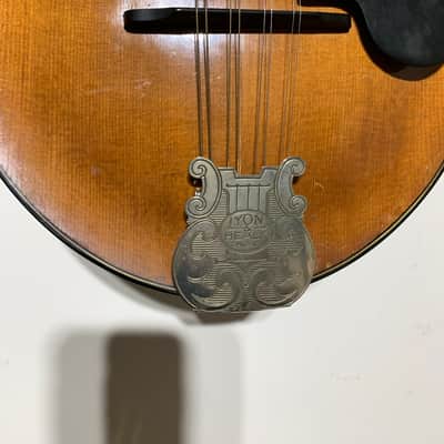 Lyon & Healy Style A Mandolin 1918 - 1920 Natural image 5