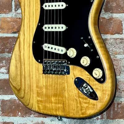 Nice 1977 Fender Stratocaster  Natural with Maple Fretboard , Great Player Includes Pro Setup & Original Hard Shell Case ! image 1