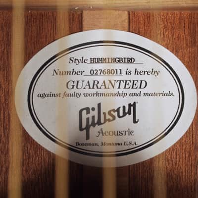 2008 Gibson Hummingbird Standard ~ Heritage Cherry Sunburst image 8