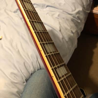 Guild DeArmond Jetstar 1990s Cherry Red image 13