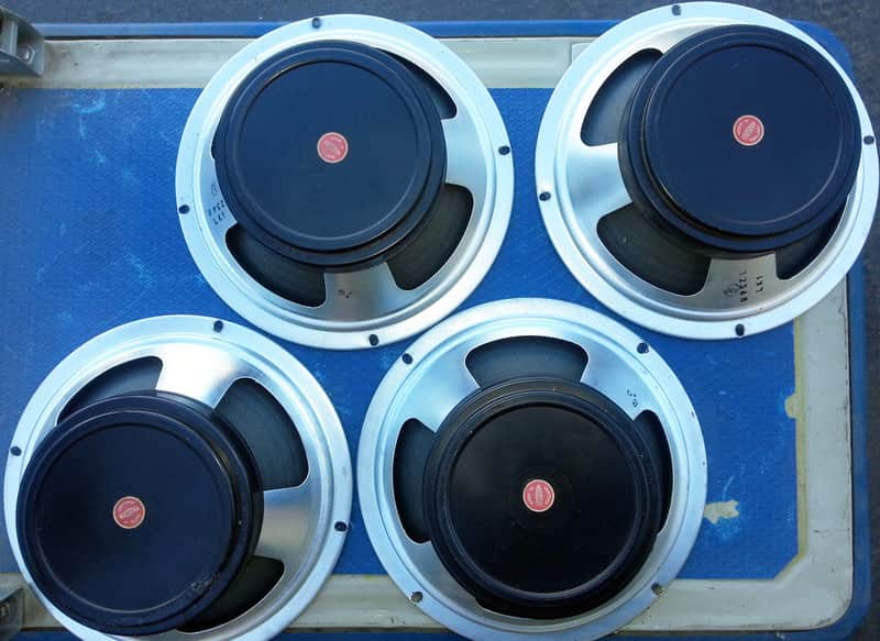 Rola Celestion 10" Blackback Speakers 1975 image 1