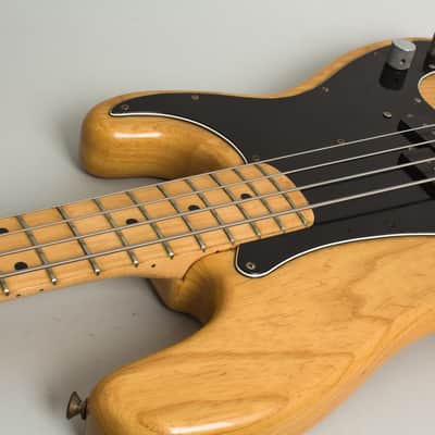 Fender Precision Bass Solid Body Electric Bass Guitar (1980), ser. #S901348, black gig bag case. image 12