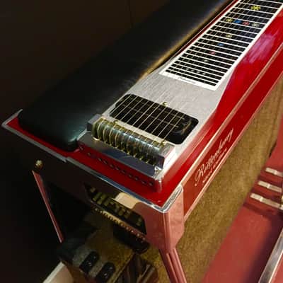 Rittenberry SD10 3x5 Standard Emmons E9 Pedal Steel Guitar Red Mica image 5