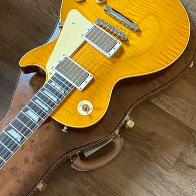 2025 Gibson Les Paul 1959 Reissue Lemonburst Gloss Made to Measure image 4