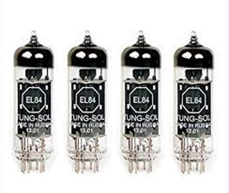 Tung-Sol EL84 Matched Quad with Platinum Matching. Brand New w/ Full Warranty! image 1