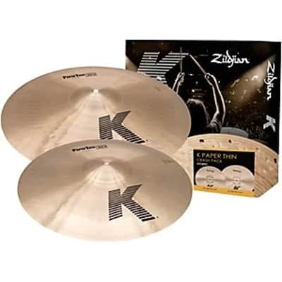 Zildjian K Paper Thin Crash 2-piece Cymbal Pack 18" and 20" Crashes