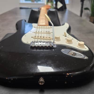1973 FENDER STRATOCASTER Black Road Worn Heavy Relic Aged American Vintage 70s USA 1970's Strat Guitar image 8