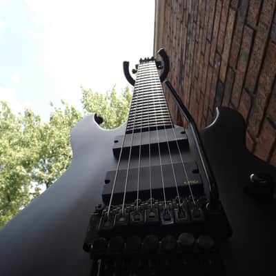 JACKSON SLATTXMG3-7 Soloist, Matte Black, Active EMG, Floyd Rose, 7-String Guitar image 13