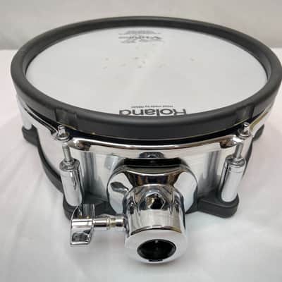 Roland PD-105X V Drum 10" Mesh Head PD105X Silver Chrome image 6
