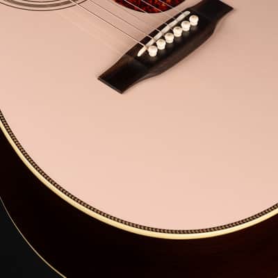 Atkin OO37 Custom - Baked Sitka Spruce & Indian Rosewood - Powder Pink image 15
