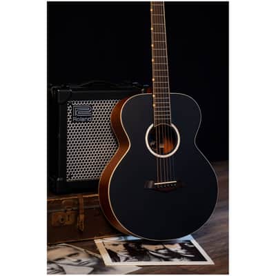 Flight PIXI BK Solid Spruce Top Mahogany Neck 6-String Acoustic Travel Guitar w/Gig Bag image 13