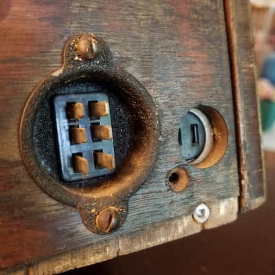 Sound Scriber Rare Vintage Record Cutting Lathe small tube amp Soundscriber 1930s-1940s - stained wood image 14