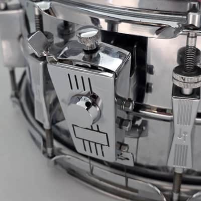 Used Vintage Sonor Ferro-Managanese Steel Shell Snare Drum 14x6.5 - Good image 5