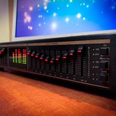 LENCO SUPERSOUND 🌈RaRe🌈 Vintage Stereo Graphic Equalizer image 4