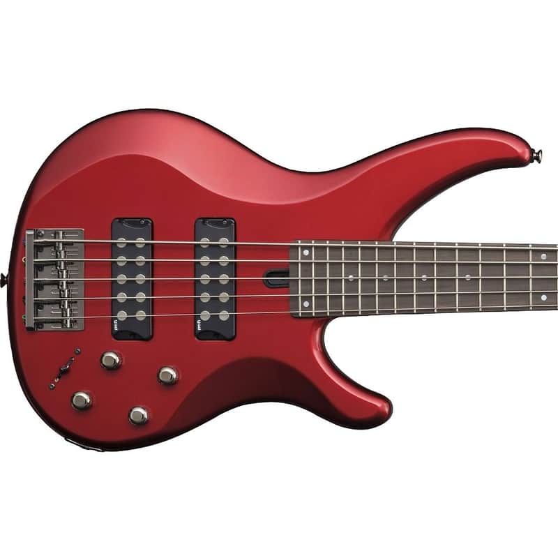 Yamaha TRBX305 5-String Bass Candy Apple Red w/ Rosewood Fretboard image 1