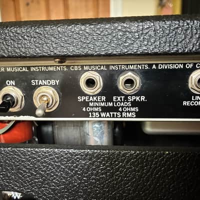 Fender Bassman 135 2-Channel 135-Watt Guitar Amp Head 1977 - 1980 - Silverface image 9