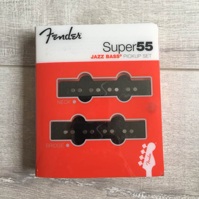 Fender Super 55 Jazz Bass Pickup Set Black Bild 1